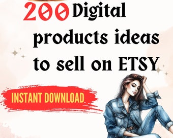200 digitale Etsy-productideeën: nicheshopgids (pdf)