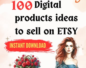 Lijst met 100 digitale Etsy-productideeën (e-boek)