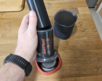Recipiente para grãos de café AeroPress Go: armazenamento compacto para viagem