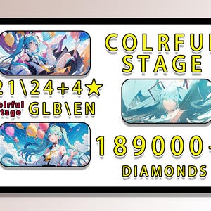 カラフルステージ / EN / 189k / 4*21-24文字 / live2d png acc /