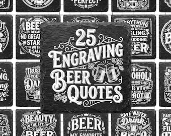 Beer Quotes SVG Bundle, Funny Alcohol Sayings, Man Cave Sign Svg, Beer Lover Gift Svg, Sarcastic Drinking Typography, Brewery for Cricut