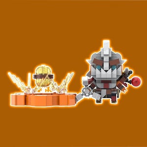 Customized Dota 2 A technician  Figure Building blocks and ornaments