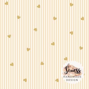 Creme Herzen Musterdesign | Valentinstag Stoffdesign | Babydruck | scrapbook paper JPG I Stoffdruck I Rapportmuster