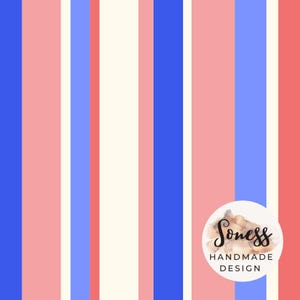 Patrón repetitivo sin costuras en rojo, blanco y azul, patrón floral del 4 de julio, archivo digital para uso comercial