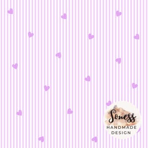Valentine Hearts and Bows Pattern | Romantic Seamless Background (Digital Download)