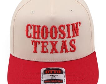 Choosin' Texas Embroidered Hat