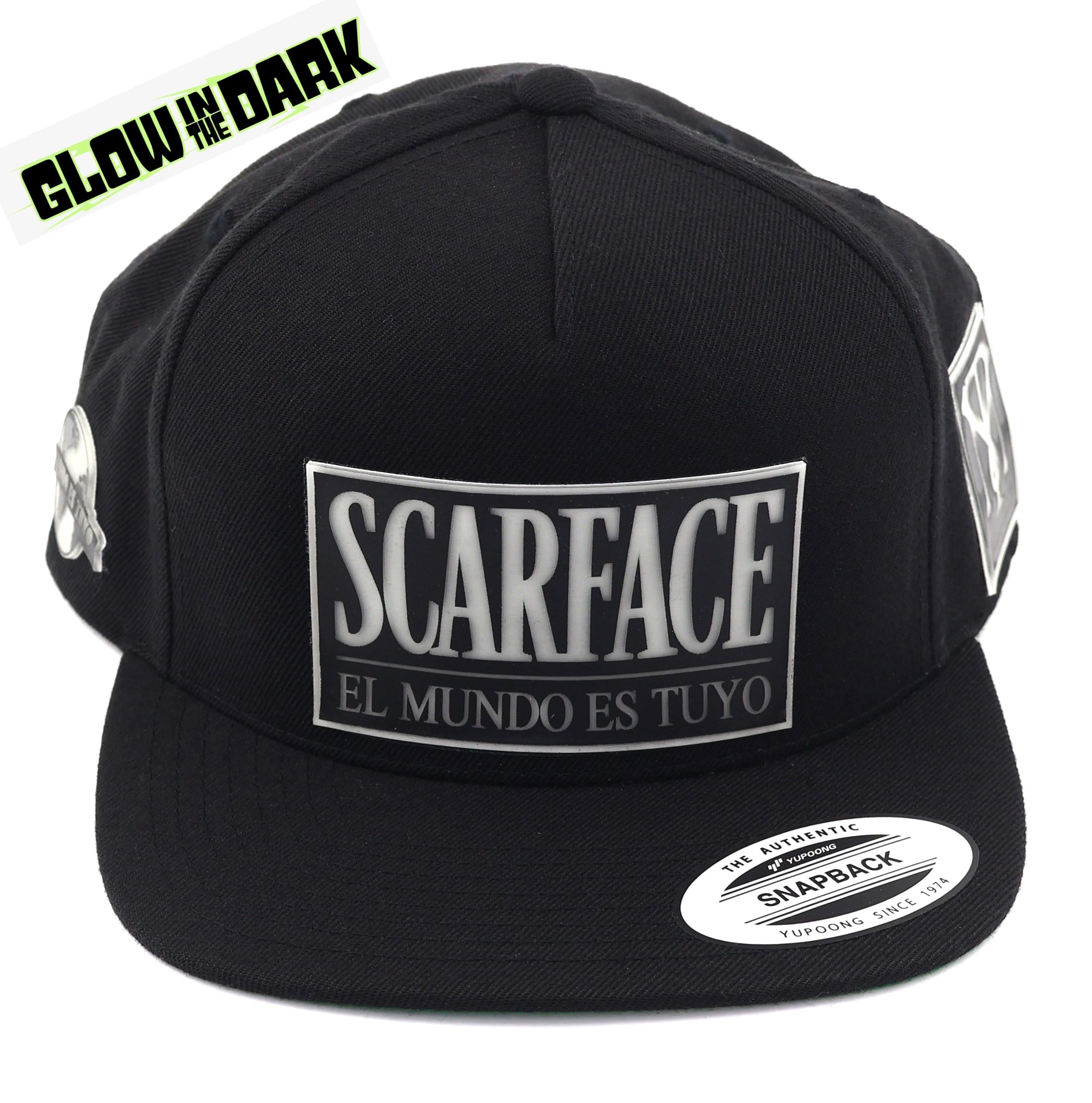 タケノコScarFace 20キロ SCARFACE El Mundo Es Tuyo Glow in the Dark Hat - Etsy