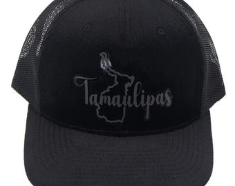 Alle schwarzen Samt Trucker Hat