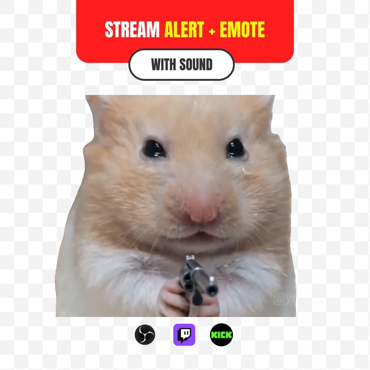 Crying hamster - Etsy 日本