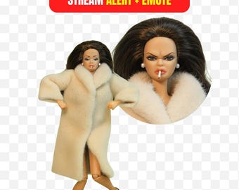 Mob Wife Wiggle Doll Stream Alert + Emote | Absurd Funny Dance Twitch Kick OBS | Animated Fur Coat Doll Alert | Unhinged Meme Streamer
