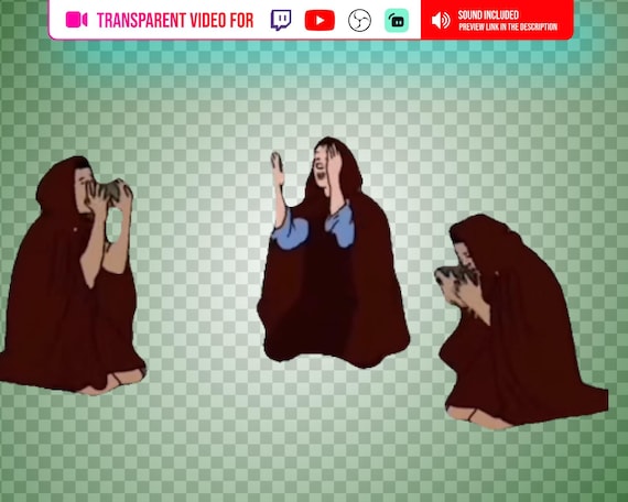 Ritual Meme TikTok Animated Twitch Stream Alerts | Funny Streaming Overlay WEBM GIF | Discord YouTube Kick StreamLab OBS Compatible