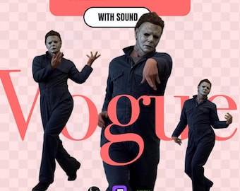 Halloween Twitch Overlay Alert + Emote with Sound | Funny Sassy Horror Voguing Dance Stream Alert for Sub, Follow & Raid | Kick OBS Discord