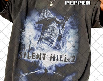 Silent Hill 2 Comfort Colors T-Shirt, Horror Gaming Vintage T-Shirt, Damen und Herren Unisex T-Shirt