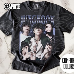 T-shirt Jungkook Comfort Colors, T-shirt vintage Bad Boy, T-shirt unisexe pour femme et homme image 2