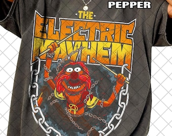 The Electric Mayhem Muppets Comfort Colors T-Shirt, Magic Kingdom Vintage T-Shirt, Frauen und Mann Unisex T-Shirt