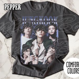 Camiseta Jungkook Comfort Colors, camiseta vintage de chico malo, camiseta unisex para mujer y hombre