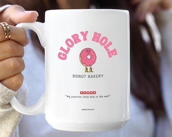 Glory Hole Donut Backbecher: Lustiges Kaffeetasse Geschenk