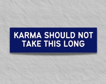 Pegatina divertida para el parachoques / FDT / Vinilo adhesivo político para coche / Regalo de justicia social / Pegatinas activistas / Arte antifascista