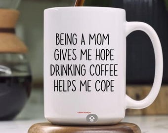 Taza divertida para mamá / Regalo para el primer Día de la Madre / Regalo de café para mamá primeriza / Taza para mamá