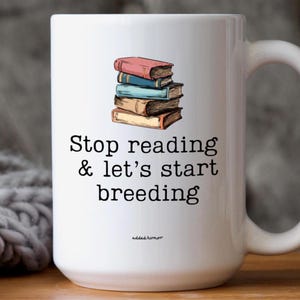 Funny Smut Lover Mug: Spicy Book Reader Gag Gift