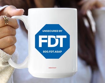 FDT Coffee Mug: Subtle Anti-Trump Humor, Democrat Supporter Gift