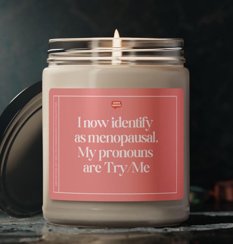 Menopause Funny Candle 40th Birthday Gift for Women 50th Birthday Gift