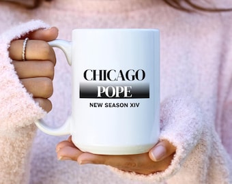 Chicago Pope Coffee Mug: Pope Leo XIV, Christian Vatican Gift