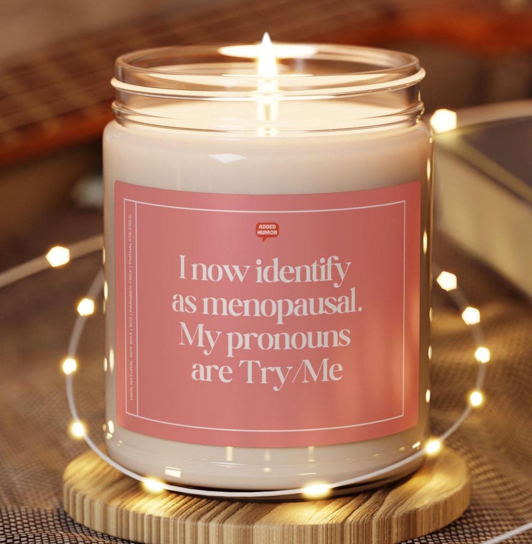 Menopause Funny Candle 40th Birthday Gift for Women 50th Birthday Gift