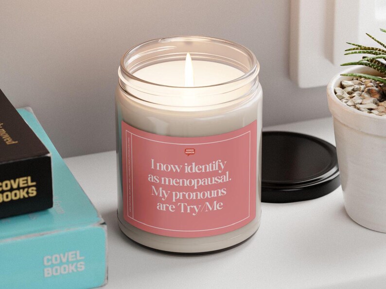 Menopause Funny Candle 40th Birthday Gift for Women 50th Birthday Gift