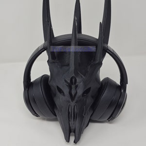 Support pour casque audio Sauron | Support pour casque du seigneur des ténèbres | Cadeau Sauron pour les nerds | Cadeaux parfaits pour gamer | Imprimé en 3D