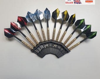 Dart holder / display stand ( wall mounted ) & fixings | holds up to 12 darts