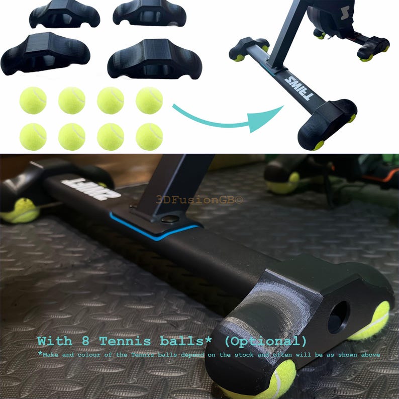 Piashow Rocker Plate Feet Adapter voor indoor cycling, 1 stuk snap