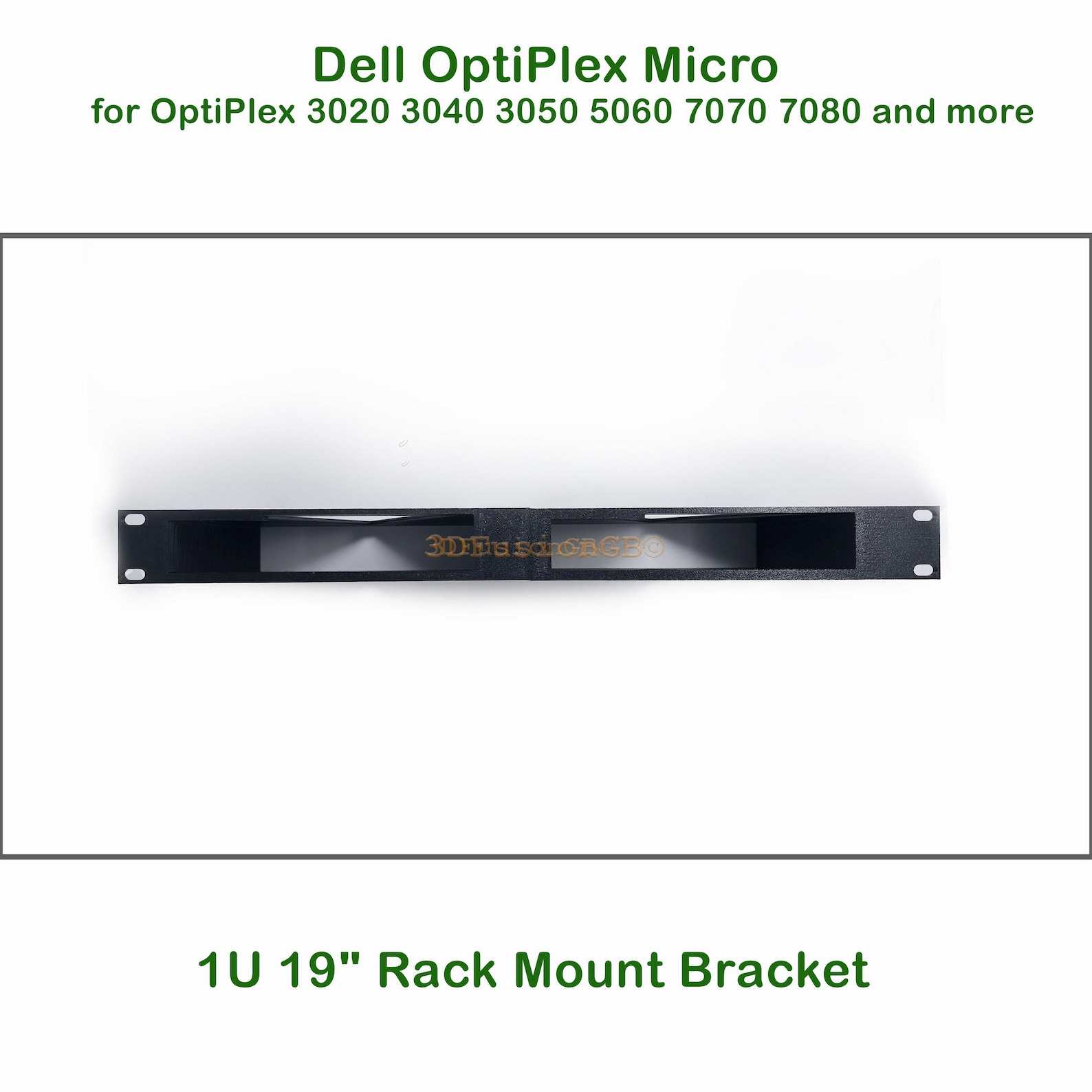 1U Rack Mount for Dell Optiplex Micro Pcs – 3D Printed PETG Bracket for ...