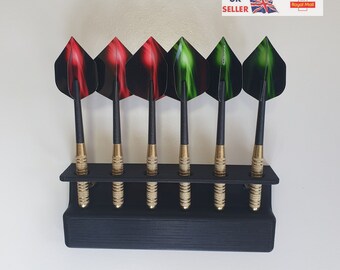 Dart holder / display stand ( wall mounted ) & fixings | holds up to 6 darts