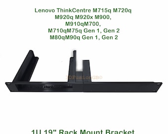 1U Rack Mount for Lenovo Tiny PC M75q M90q M920q M720q M910q M710q M700 Compatible 3D Printed PETG
