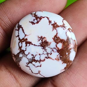 Wildes Pferd Cabochon Edelstein Natürliches Wildes Pferd Magnesit Loser Stein Handgemachtes Wildes Pferd zur Herstellung von Schmuck 29Cts.