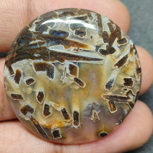 A1 - Cabochon d'agate en bâton de qualité, pierres précieuses en vrac, agate naturelle en bâton, cabochons de pierres précieuses, agate en bâton, pierre en vrac, 64 Cts