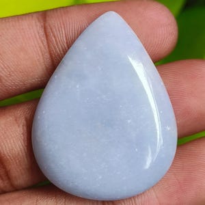 Angelite Gemstone 100% Natural Angelite Cabochons Handmade AAA Amazing Quality With Good feelings 66Cts.