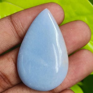 Angelite Gemstone 100% Natural Angelite Cabochons Handmade AAA Amazing Quality With Good feelings 63Cts.