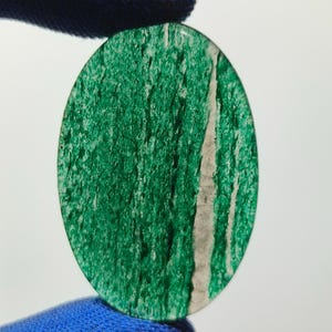 Natural Green Aventurine Oval Cabochon: Jewelry Making (41x27 mm, 52 Ct)