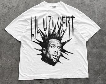 Lil Uzi Vert Vintage T-shirt | Lil Uzi Vert Rosa Tape Album T-shirt | Lil Uzi Vert Fanmerchandise | Hiphop Grafisk T-shirt | Streetwear-kläder
