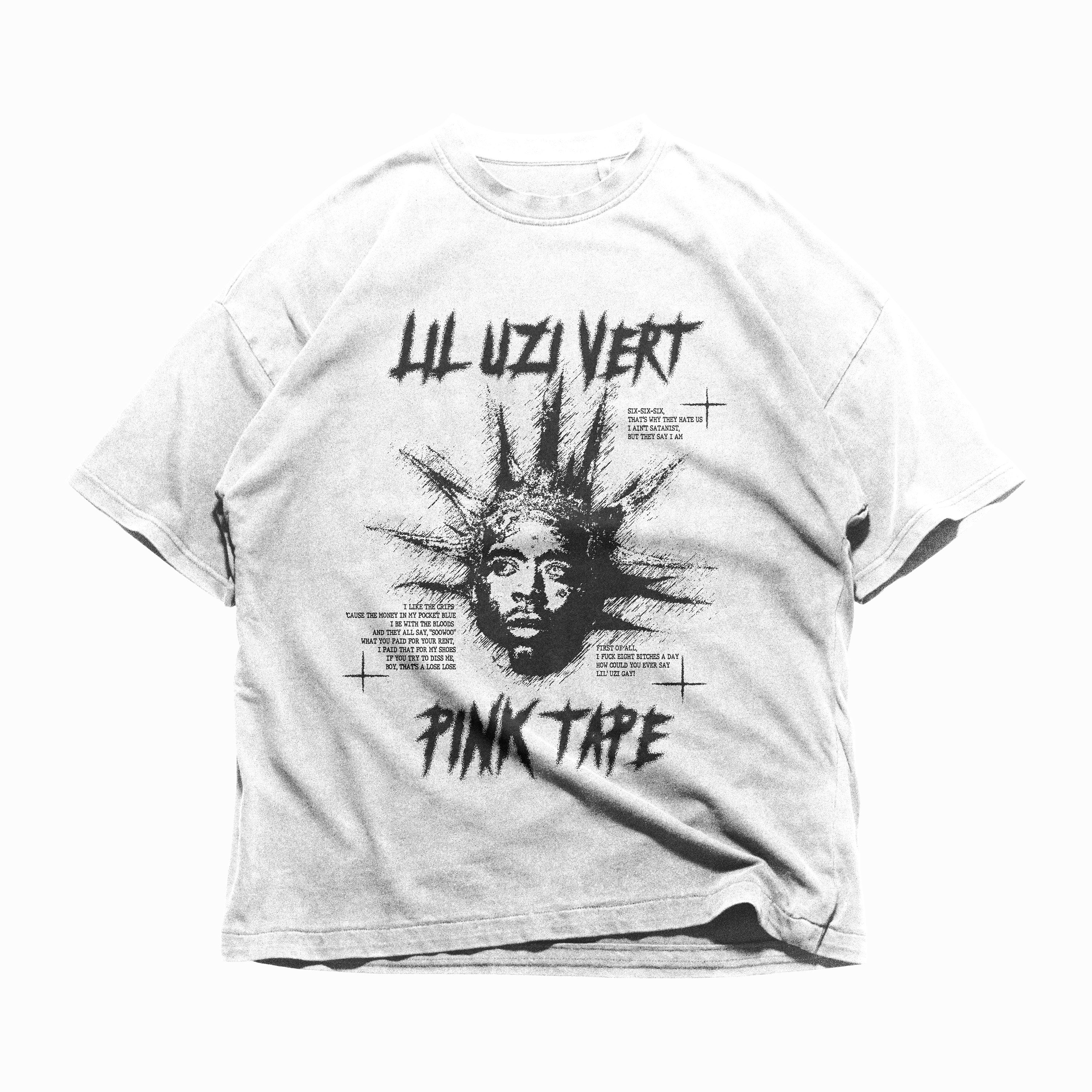 Lil Uzi Vert Graphic T-shirt - Rap Tee Graphic Print - Lil Lil Uzi Vert Graphic T-shirt - Rap Tee Graphic Print - Lil