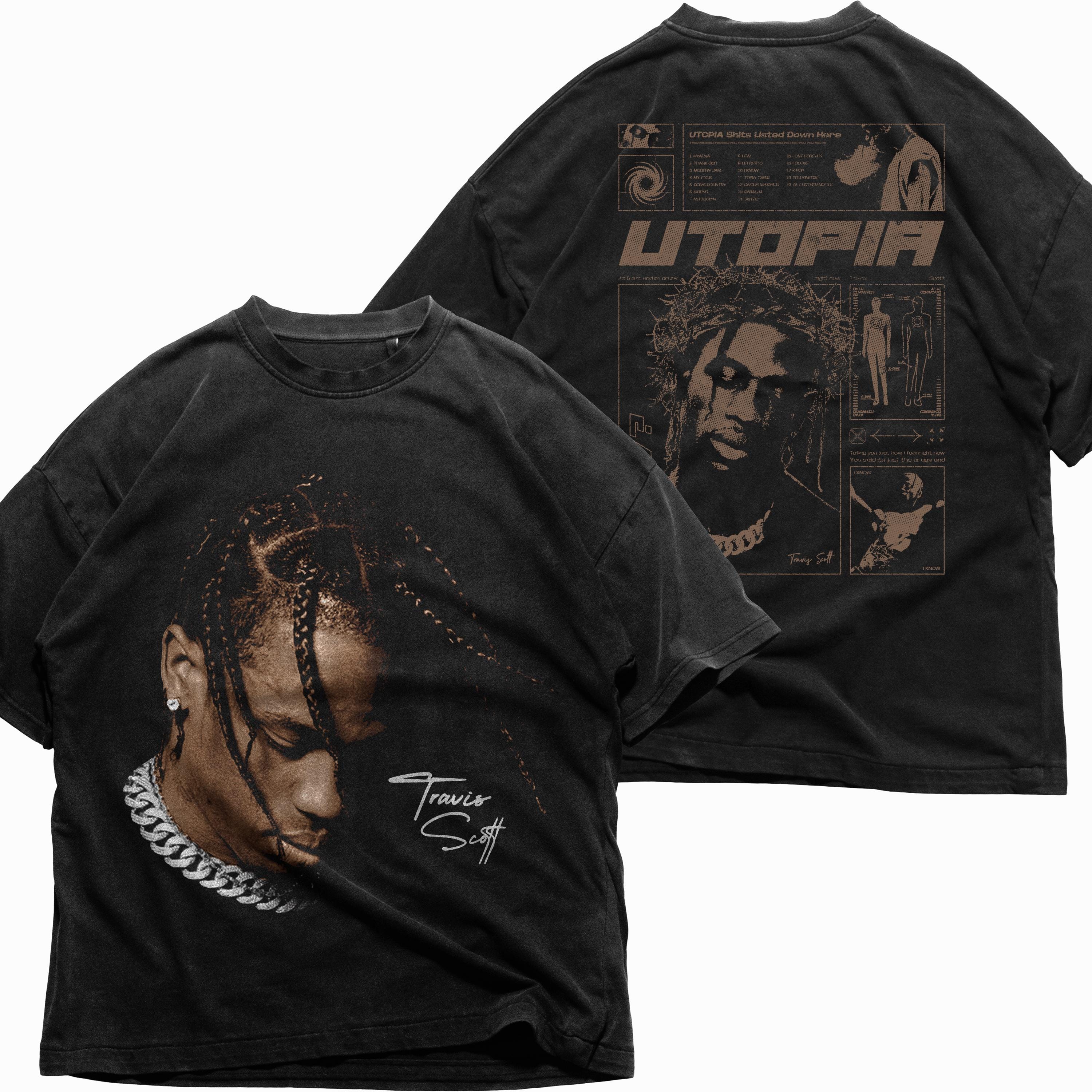 ★海外限定!レア Travis ScottイーグルプリントTシャツ 210.jpg