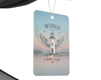 Wings Neck Lighthouse Cape Cod Car Air Freshener | Nautical Beach Scent