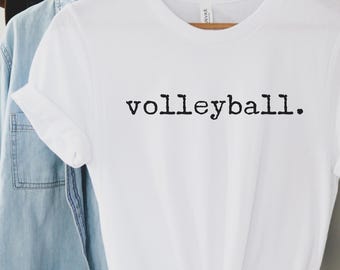 バレーボールグラフィックTシャツ、スポーツ愛好家に最適、ユニセックス半袖、クールなカジュアルウェア、アスリート、ビーチ、試合の日へのギフト