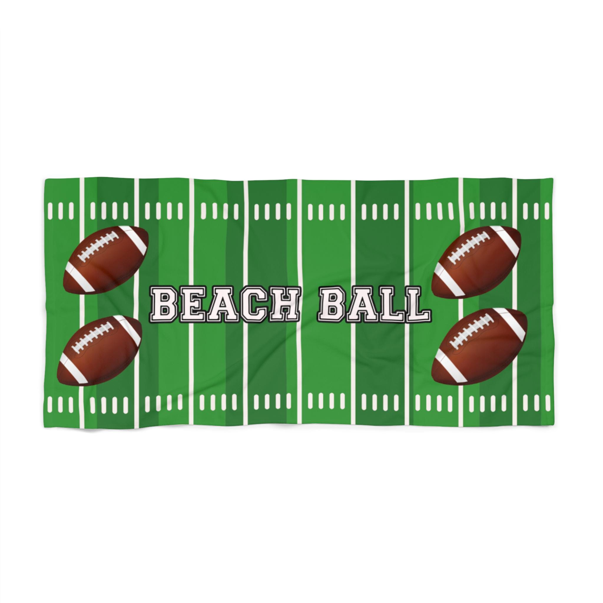 Discover Football Beach Towel for Summer Fun and Pool Parties, Gift for Sports Enthusiasts and Dad