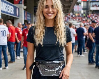 Clear Bag Transparent Fanny Pack | Stadium Approved PVC Waist Bag