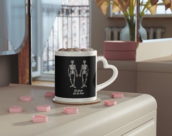 Till Death Do Us Part - Heart-Shaped Mug
