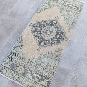 2x5 Small Runner Rugs, Hallway Rug, Handmade Wool Rug, Anatolian Rug, Hand Woven Rug, Home Decoration Rug, Bohemian Decor Rug 2x4.9 ft