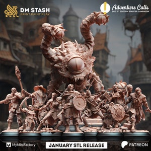 DnD Starter Campaign miniatures Beginners dnd set Dungeons and Dragons mini Primal collections for Heroquest Starter pack and expansions